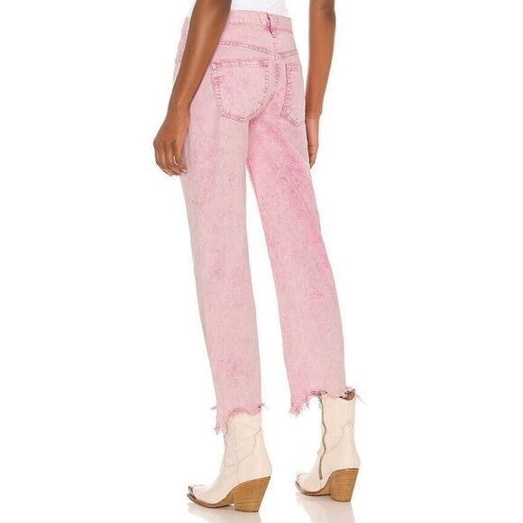 We The Free x Free People OB1160849 Womens Sz 27 Pink Acid Wash Maggie Jeans - Picture 11 of 11